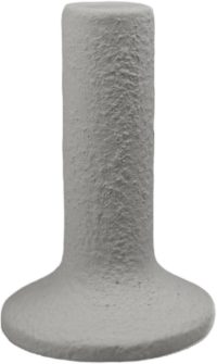 Leeff kandelaar celeste grijs groot - cement - 8,6x13cm