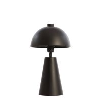 Tafellamp metaal - DITA mat zwart - Ø26x31 cm - Light & Living