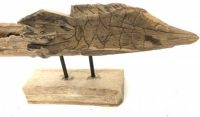Decoratief beeld - fish luku liggend - 75 cm