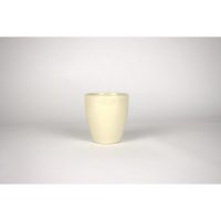 Kitchen trend - Villa - cappuccino beker - beige - set van 6 - 8.5 cm rond