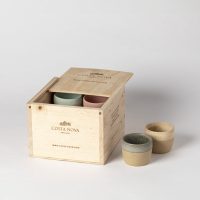 Kitchen trend - Arenito - espresso kopjes - giftbox - multicolor - set van 8 - 6,5 cm rond