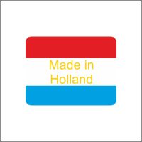 500 etiketten - etiket made in Holland - envelop sticker - sluitzegel sticker