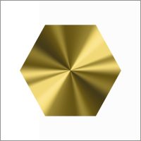 500 etiketten - hexagon goud - envelop sticker - sluitzegel sticker
