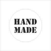 250 etiketten - etiket hand made- envelop sticker - sluitzegel sticker