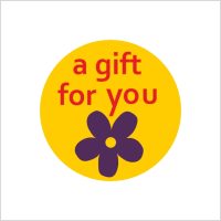 250 etiketten - etiket a gift for you - envelop sticker - sluitzegel sticker