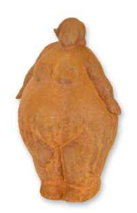 Roestige dame - Gietijzeren beeld