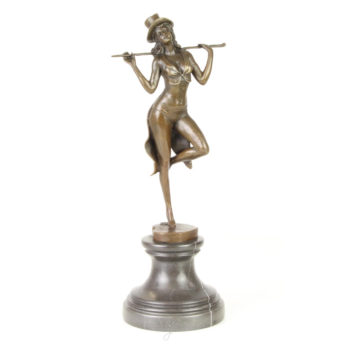 Bronzen Danseres Beeldhouwwerk