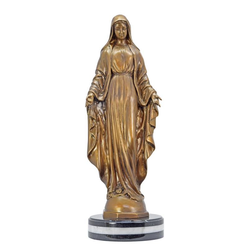 Bronzen beeld - Maria - sculptuur - 68 cm hoog